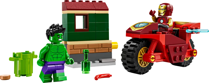 לגו איירון מן עם אופניים וההולק - 76287 - תמונה מוצר