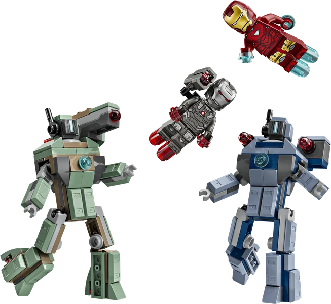 לגו איירון מן ומכונת מלחמה נגד רובוטי האמר - 76320 - תמונה מוצר