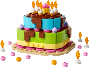 לגו עוגת יום הולדת - 40815 - תמונת מוצר