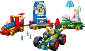 לגו רכבת חגיגית ומכונית מצעצוע של סיפור - 43264 - תמונת מוצר